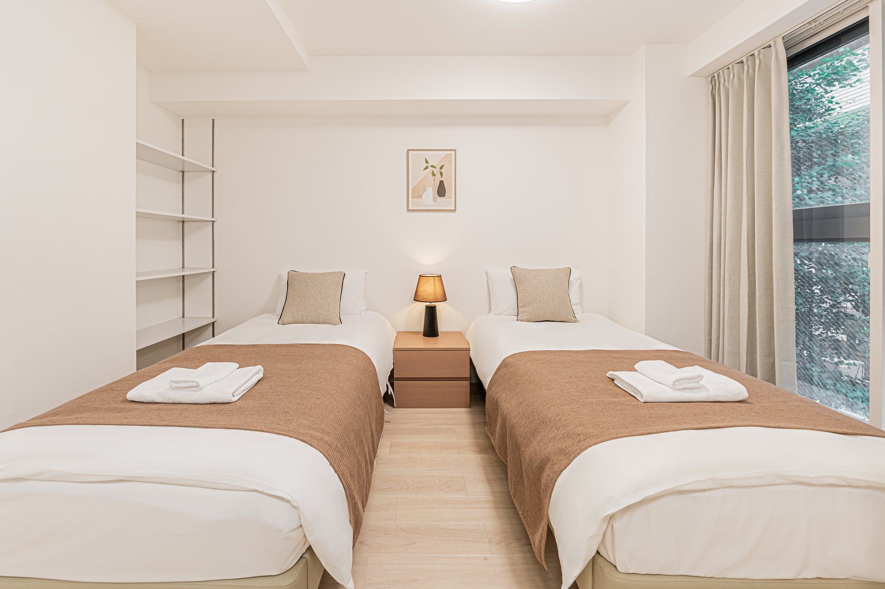 Twin beds