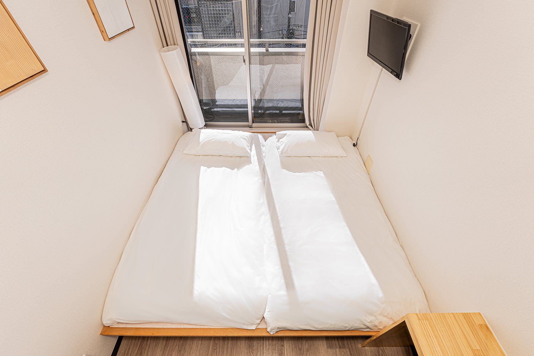 Tatami double room top view